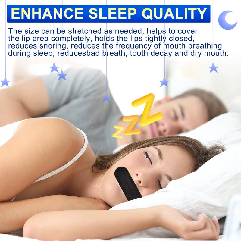 30/90/150Pcs Mouth Tape Sleeping anti Snoring Sleep Best Breathing Nasal Strips Improved Sleeping Snoring Relief Sleeping Mouth